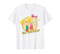 Hey Arnold! Iconic Arnold And Helga Rivalry Chest Poster T-Shirt