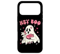 Hey Boo Cute Ghost Phone - Funny Ghost Halloween Coque pour iPhone 17 Pro Max