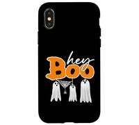 Hey Boo Fantôme Halloween Coque pour iPhone X/XS