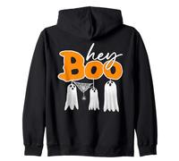 Hey Boo Fantôme Halloween Sweat à Capuche