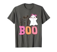 Hey Boo Ghost Cute Halloween Texte Style T-Shirt