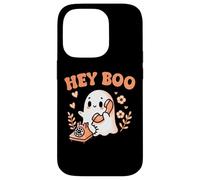 Hey Boo Ghost Girl Calling Phone Halloween Spooky Boo JEE Coque pour iPhone 14 Pro