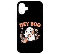 Hey Boo Ghost Girl Calling Phone Halloween Spooky Boo JEE Coque pour iPhone 16 Plus