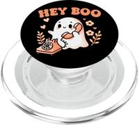 Hey Boo Ghost Girl Calling Phone Halloween Spooky Boo JEE PopSockets PopGrip pour MagSafe