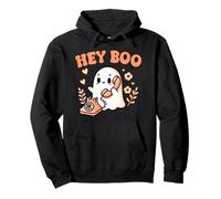 Hey Boo Ghost Girl Calling Phone Halloween Spooky Boo JEE Sweat à Capuche