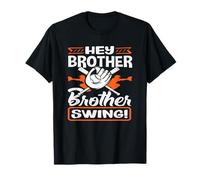 Hey Brother Swing Baseball Batter Catcher Citation T-Shirt