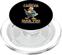 Hey Cancer Duck You You Ducking Duck Fight des survivants PopSockets PopGrip pour MagSafe