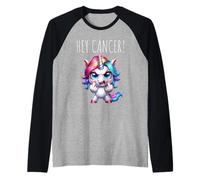 Hey Cancer FU Chemo Warrior Le Cancer est nul Manche Raglan