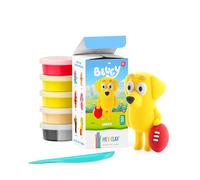 HEY CLAY Bluey & Friends - Pâte à modeler séchant à l'air pour enfants - Kit créatif d'arts et d'artisanat 3+ (Lucky, 5 boîtes)