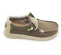 Hey Dude 40003 Chaussure À Lacets Tissu Beige-Fango Semelle Caoutchouc