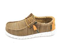 Hey Dude 41898 Chaussure Allacciée En Tissu Multicolor Brown Semelle Caoutchouc