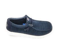 Hey Dude 41898 Chaussure Allacciée Tissu Bleu Marine Semelle Caoutchouc