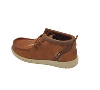 HEYDUDE Bottines 42051 en cuir cognac semelle en caoutchouc Taille 5/6
