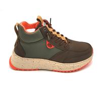 HEYDUDE Bottine lacée 42058 Toile Verde-Testa Marron Fond en caoutchouc 5/6