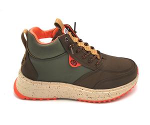 Hey Dude 42058 Bottine Lacée Toile Verde-Testa Marron Fond en Caoutchouc 5/6