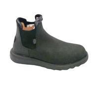 HEYDUDE Branson Homme - Baskets, Noir - Pointure 42 - Cuir suédé Black 42