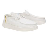 Hey Dude 43682/100 Wendy Rise Perf Toile Lacées Femme Lacs Blanc