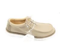 Hey Dude 45301 Chaussure Allacciée Beige Tissu Semelle Caoutchouc 40 EU
