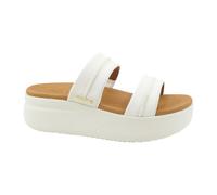 Hey Dude Sandales Sabot Femme Zeppa Platform Austin Slide 2 Brides Lt. Ivory