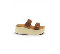 Hey Dude - Austin Slide Classic - Femme - Chaussures - Brun - Taille: 41 EU