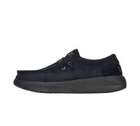 HEYDUDE Suede Homme - Baskets, Noir - Pointure 45 - Cuir suédé Black 45