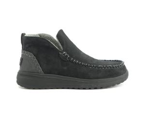 Hey Dude - Bottine en Daim Noir - Femme - Chaussures - Noir - Taille: 39 EU