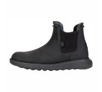 Hey Dude Bottines Hommes Branson Classique Légers Chaussures Hiver Cuir Noir