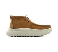 Hey Dude - Chaussures Plates en Cuir Marron - Femme - Chaussures - Brun - Taille: 41 EU