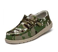 Hey Dude Chaussures Wally Camouflage MOC Toe Shoes pour Homme, Camouflage, 41 EU