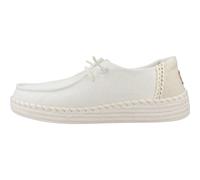 Hey Dude - Espadrilles Tressées à Lacets - Femme - Chaussures - Blanc - Taille: 41 EU