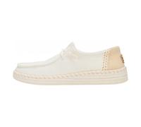 Hey Dude Espadrilles Woven Wendy Femme En Toile Blanc 3 Cm