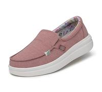 Hey Dude Femme Misty Rise Loafer Shoes, Rose, 40 EU