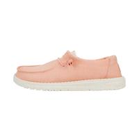 Slip ons femmes HEYDUDE Wendy Canvas Rose 40