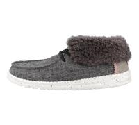 Hey Dude - Fold Stitch Cozy Laced Chaussures - Femme - Chaussures - Gris - Taille: 37 EU
