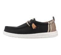 Hey Dude, Homme, Chaussures, Noir, Taille: 43 EU Chaussures à Lacets en Lin d'Été