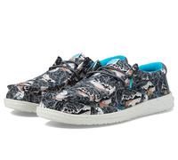 Hey Dude Homme Wally H2o Moccasin, Black Tropical, 45 EU