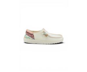 Hey Dude - Laced Loafer - Femme - Chaussures - Blanc - Taille: 38 EU