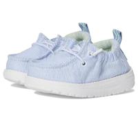 Hey Dude Lil Dudes Slip-on Prints (Infant/Toddler) Mocassin pour bébé Unisexe, Blanc Jeans délavé, 20.0 cm