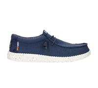 Hey Dude - Mocassin Bleu Sportif Wally - Homme - Chaussures - Bleu - Taille: 42 EU