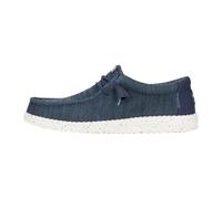 HEYDUDE Chaussures pour hommes Wally Stretch Sox – Baskets mocassin confort, Navy 45