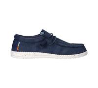 Hey Dude - Mocassins homme en éco-cuir avec logo - Homme - Chaussures - Bleu - Taille: 43 EU