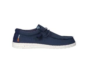 Hey Dude - Mocassins homme en éco-cuir avec logo - Homme - Chaussures - Bleu - Taille: 45 EU