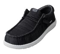 Hey Dude Mocassins Homme Style Wally Stretch Sox Noir Blanc - 43 EU