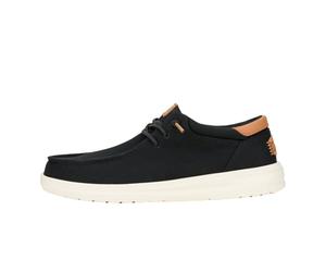 Hey Dude Mocassins Paul en toile pour homme, noir, 48 EU