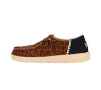 Hey Dude Mocassins Wendy Funk Animal pour femme, marron/noir, 38.5 EU