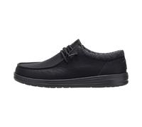 Hey Dude Paul | Chaussures pour hommes | Mocassins à lacets pour homme | confortables et légers, noir/noir, 44.5 EU