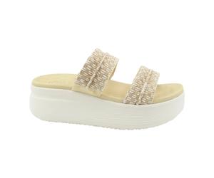 Hey Dude - Sandale compensée - Femme - Chaussures - Beige - Taille: 39 EU