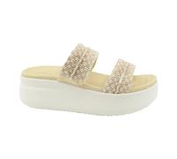 Hey Dude - Sandale compensée - Femme - Chaussures - Beige - Taille: 41 EU