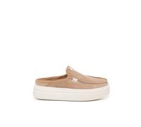 Hey Dude - Sandales Compensées en Daim Beige - Femme - Chaussures - Beige - Taille: 41 EU
