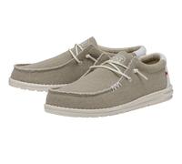 Hey Dude WALLY BRAIDED 40003 1LB Mocassins Slip-On Homme Blanc Cassé